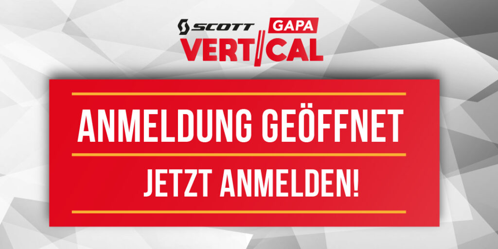 SCOTT GaPa Vertical - Anmeldung geöffnet